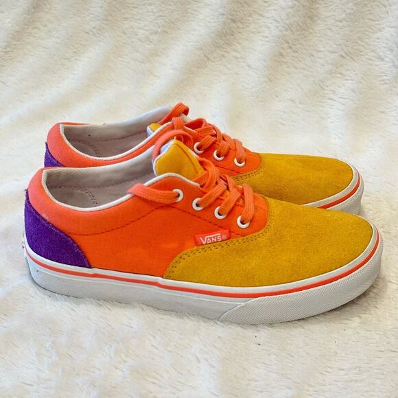 Vans Doheny Color Block Sneakers sz 2 girls Vans Low Top Sneakers - Picture 5 of 8